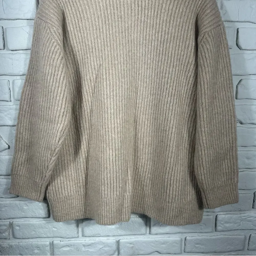 Lou & Grey LOFT Alpaca Blend Cowl Neck Size Small - Picture 7 of 8